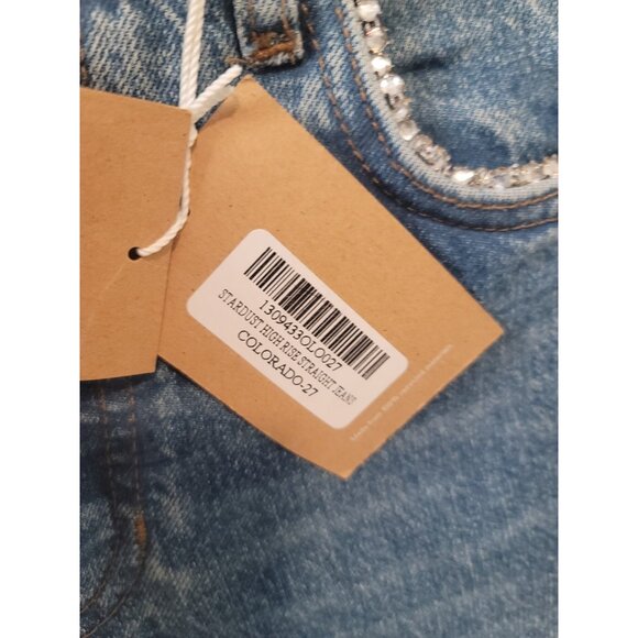 Reformation Stardust High Rise Straight Jean Size 27 New NWT - Picture 4 of 11